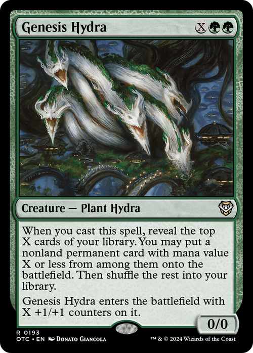 Genesis Hydra (OTC-193) - Outlaws of Thunder Junction Commander