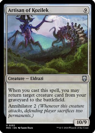 Artisan of Kozilek (Ripple Foil) (M3C-153) - Modern Horizons 3 Commander Foil