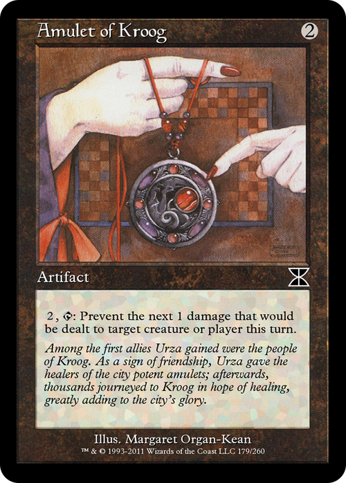 Amulet of Kroog (ME4-179) - Masters Edition IV Foil