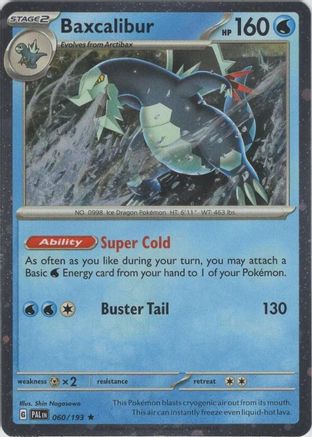Baxcalibur (Cosmos Holo) 060/193  - Holofoil Blister Exclusives - Promo