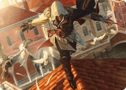 Ezio, Blade of Vengeance Art Card (ASACR-019) - Assassin's Creed Art Series