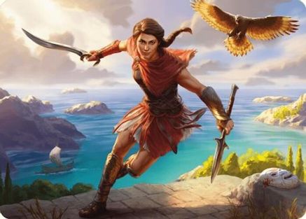 Kassandra, Eagle Bearer Art Card (ASACR-006) - Assassin's Creed Art Series
