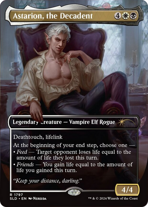 Astarion, the Decadent (SLD-1797) - Secret Lair Drop (Borderless) Foil