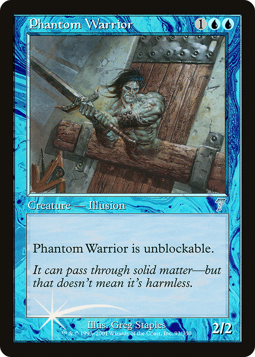 Phantom Warrior (7ED-093) - 7th Edition