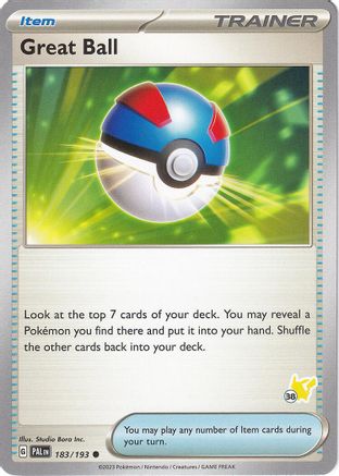 Great Ball - Pikachu 38  Battle Academy 2024 - Common