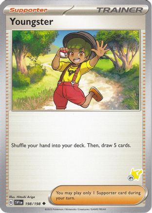 Youngster - Pikachu 21/198  Battle Academy 2024 - Uncommon