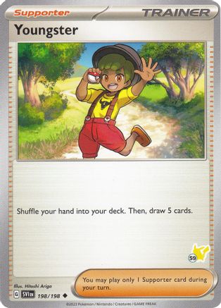 Youngster - Pikachu 59/198  Battle Academy 2024 - Uncommon