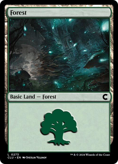 Forest (0273) (CLU-273) - Ravnica: Clue Edition
