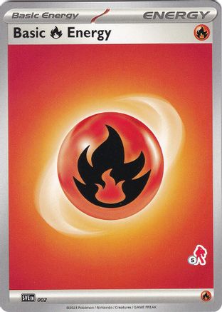 Basic Fire Energy - Armarouge 5  Battle Academy 2024 - Unconfirmed