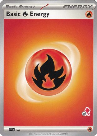 Basic Fire Energy - Armarouge 20  Battle Academy 2024 - Unconfirmed