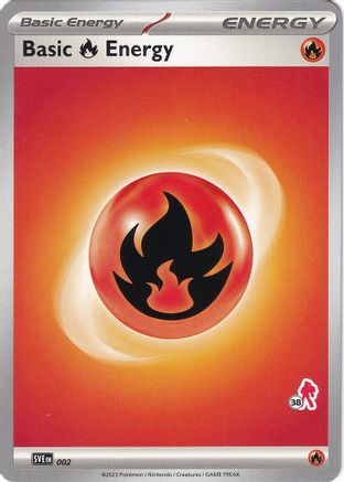 Basic Fire Energy - Armarouge 38  Battle Academy 2024 - Unconfirmed