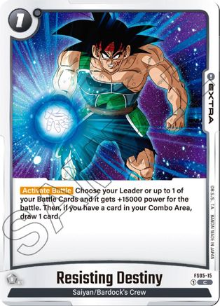 Resisting Destiny (FS05-15) - Starter Deck 5 Bardock