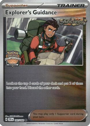 Explorer's Guidance - 147/162 (Regional Championships)/162  - Reverse Holofoil League & Championship Cards - Uncommon