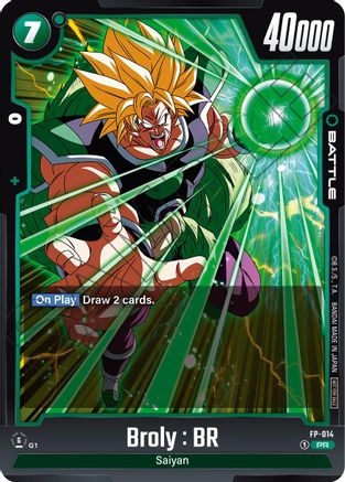 Broly : BR - FP-014 (FP-014) - Fusion World Promotion Cards and Packs Holofoil