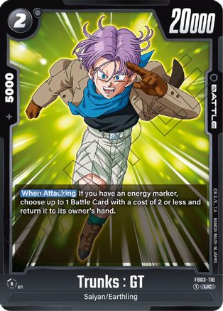 Trunks : GT - FB03-118 (FB03-118) - Raging Roar
