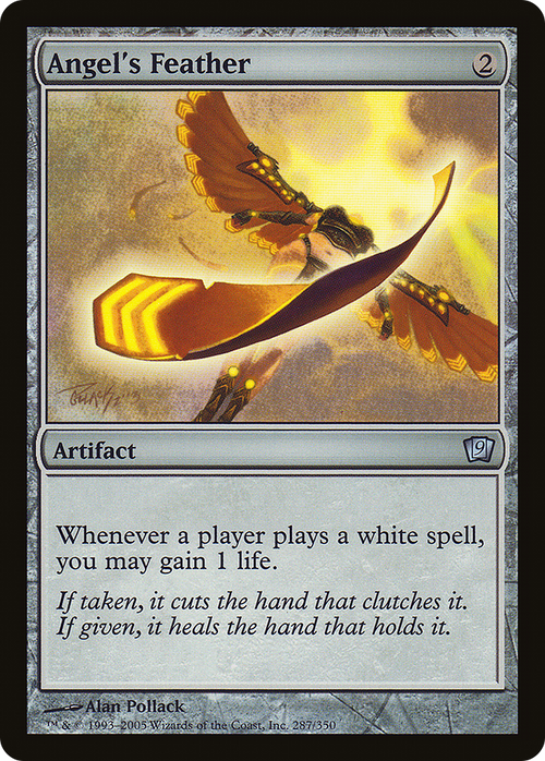 Angel's Feather (9ED-287) - 9th Edition Foil