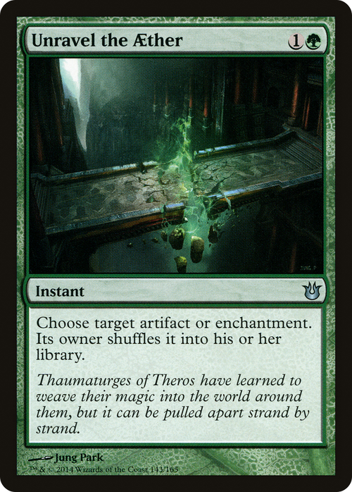 Unravel the Aether (BNG-143) - Born of the Gods