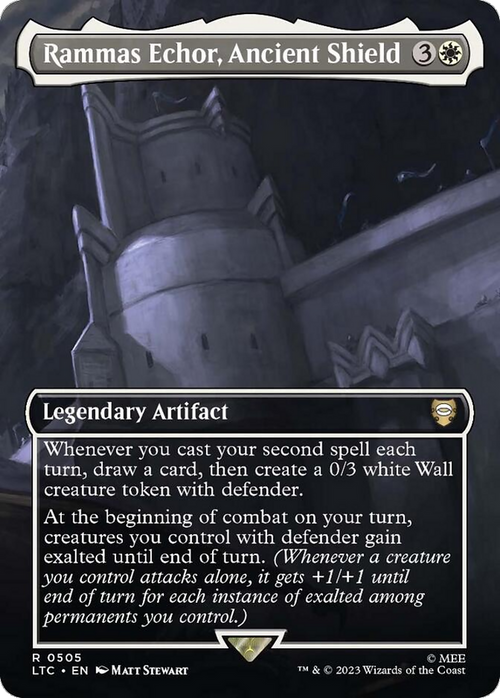 Rammas Echor, Ancient Shield (Borderless) (LTC-505) - Tales of Middle-earth Commander