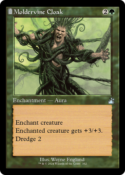 Moldervine Cloak (Retro Frame) (RVR-352) - Ravnica Remastered: (tombstone)