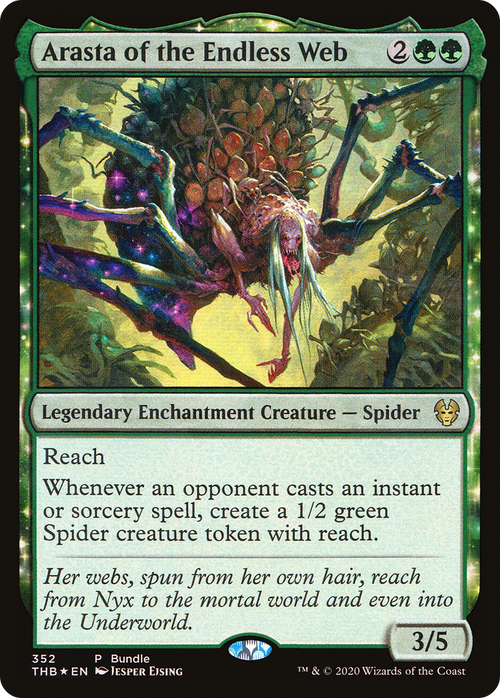 Arasta of the Endless Web (UMP-352) - Theros Beyond Death: (enchantment) Foil