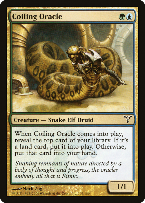 Coiling Oracle (DIS-107) - Dissension Foil