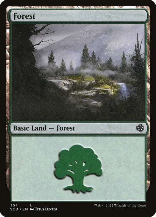 Forest (351) (SCD-351) - Starter Commander Decks