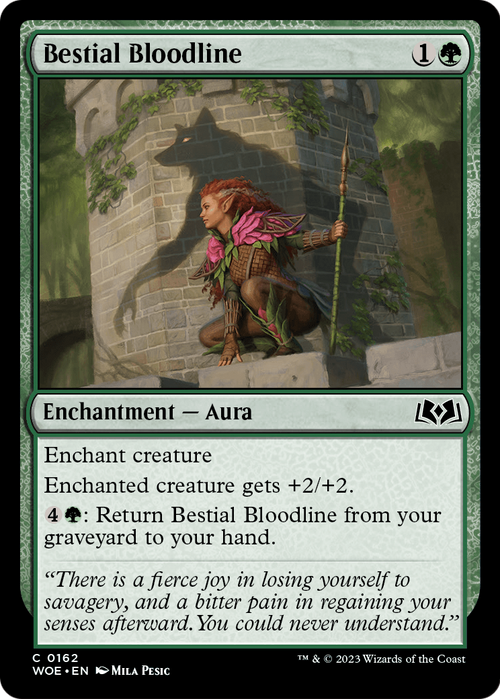 Bestial Bloodline (WOE-162) - Wilds of Eldraine Foil