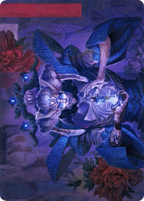 Tameshi, Reality Architect // Tameshi, Reality Architect (ANEO-036) - Neon Dynasty Art Series (Borderless)