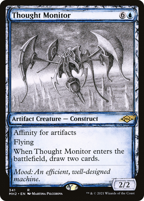 Thought Monitor (Showcase) (MH2-341) - Modern Horizons 2: (Showcase) Foil