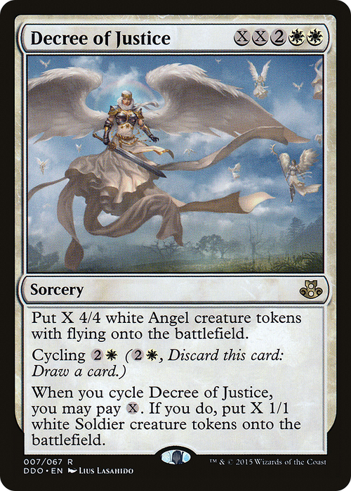 Decree of Justice (DDO-007) - Duel Decks: Elspeth vs. Kiora