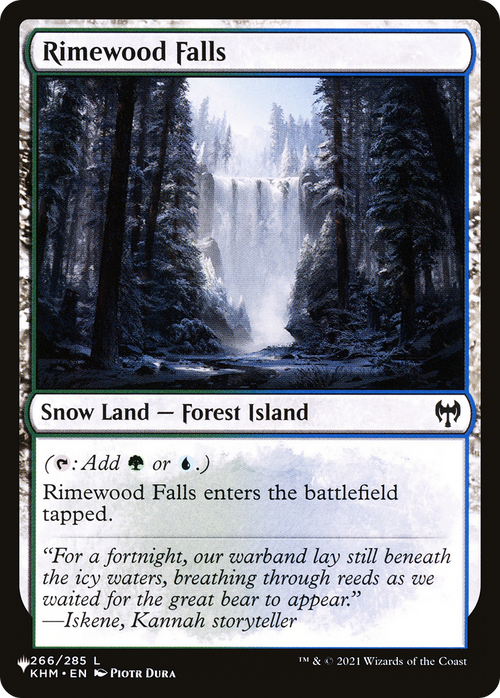 Rimewood Falls (LIST-266) - The List: (snow)