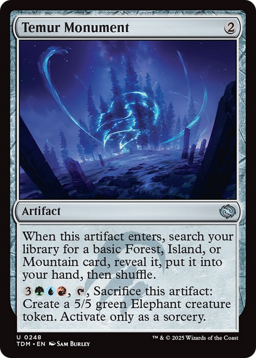 Temur Monument (TDM-248) - Tarkir: Dragonstorm