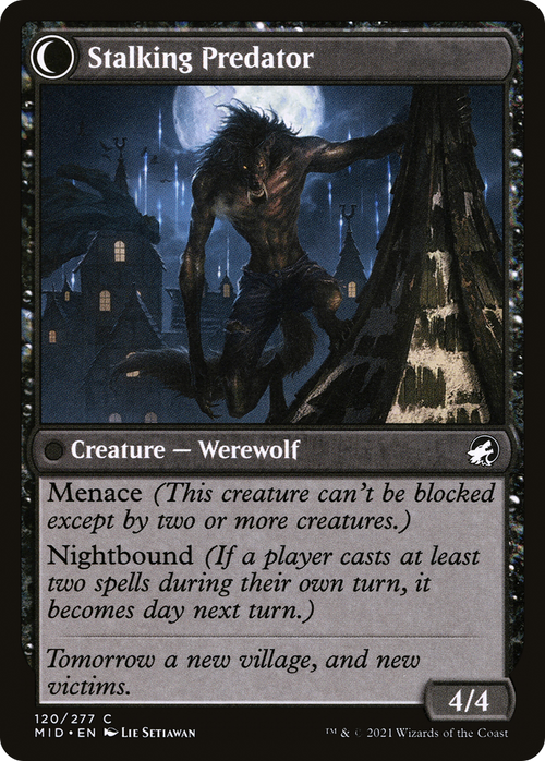 Shady Traveler (MID-120) - Innistrad: Midnight Hunt: (Double Faced Transform) Foil