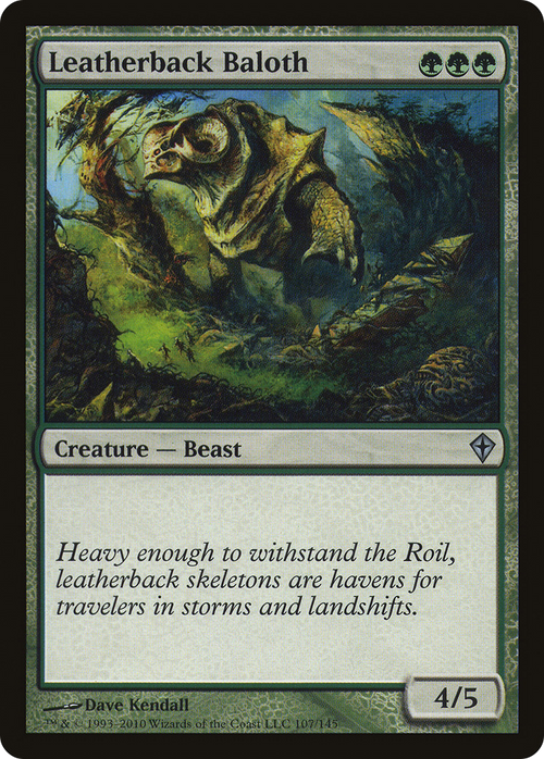 Leatherback Baloth (WWK-107) - Worldwake Foil