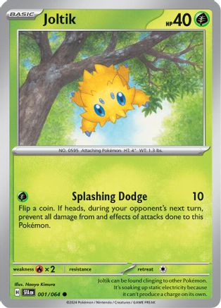 Joltik 001  - Reverse Holofoil SV Shrouded Fable - Common