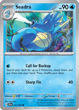 Seadra 011  SV Shrouded Fable - Common