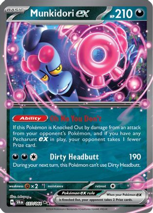 Munkidori ex 037/064  - Holofoil SV Shrouded Fable - Double Rare