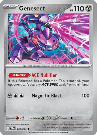 Genesect 040  - Reverse Holofoil SV Shrouded Fable - Uncommon