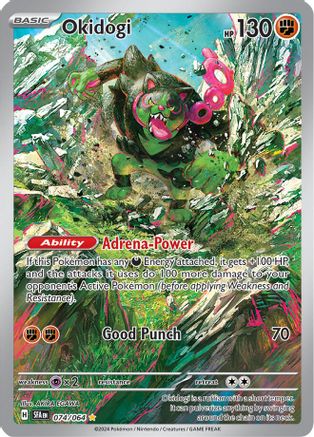 Okidogi 074  - Holofoil SV Shrouded Fable - Illustration Rare