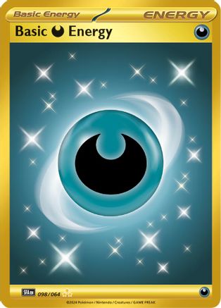 Basic Darkness Energy 098  - Holofoil SV Shrouded Fable - Hyper Rare