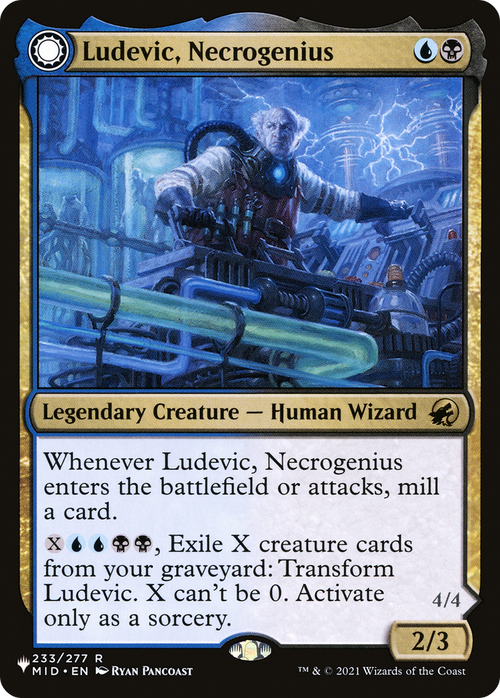 Ludevic, Necrogenius (LIST-233) - The List: (Double Faced Transform)