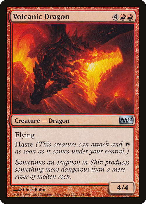 Volcanic Dragon (M12-158) - Magic 2012
