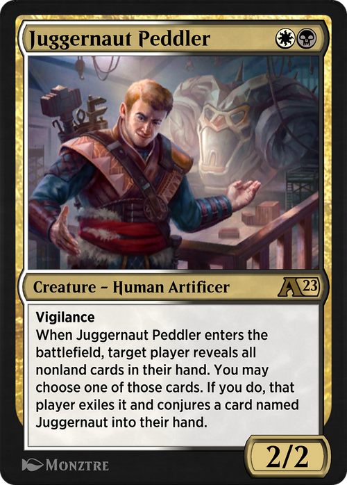 Juggernaut Peddler (YDMU-023) - Alchemy: Dominaria