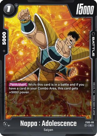 Nappa : Adolescence (FS05-09) - Starter Deck 5 Bardock