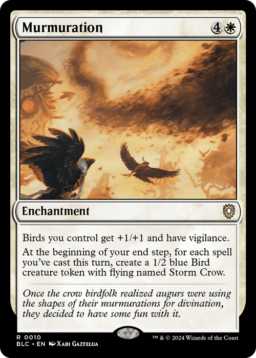 Murmuration (BLC-010) - Bloomburrow Commander