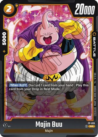 Majin Buu - FP-019 (FP-019) - Fusion World Promotion Cards and Packs