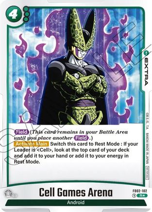 Cell Games Arena - FB02-102 (Championship Pack 02) (FB02-102) - Tournament and Championship Promos Holofoil