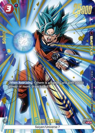 Son Goku - FB03-011 (Championship Pack 02) (Gold) (FB03-011) - Tournament and Championship Promos Holofoil