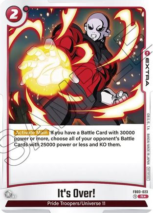 It's Over! - FB03-023 (Championship Pack 02) (FB03-023) - Tournament and Championship Promos Holofoil