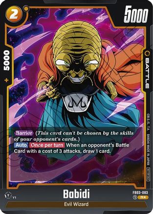 Babidi - FB03-083 (Championship Pack 02) (FB03-083) - Tournament and Championship Promos Holofoil